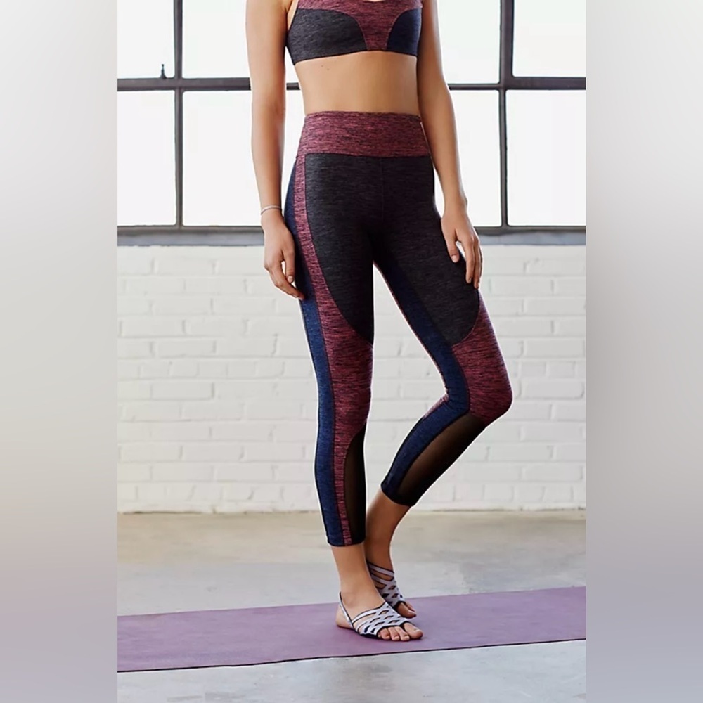 Free People | FP Movement | Dylan Colorblock High Waist Crop Legging